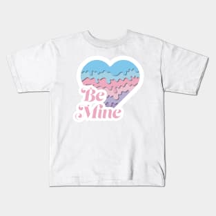 Paper cutout heart Kids T-Shirt